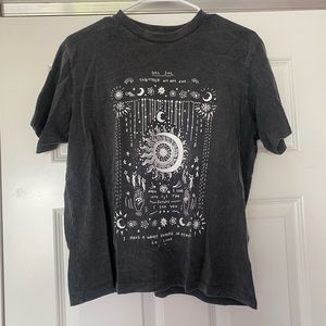 grey urban outfitters graphic tee